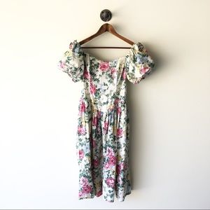Vintage Floral Gunne Sax dress size 13/14